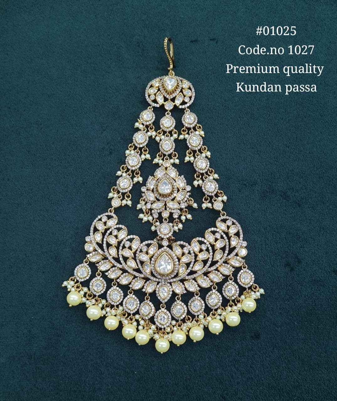 Kundan Passa 01025 - KRISHNA'S SWETA JEWELLERY