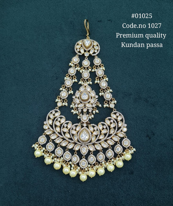 Kundan Passa 01025 - KRISHNA'S SWETA JEWELLERY