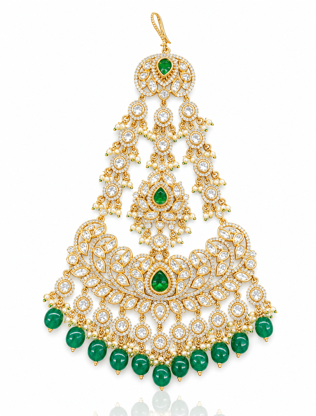 Kundan Passa 01025 - KRISHNA'S SWETA JEWELLERY