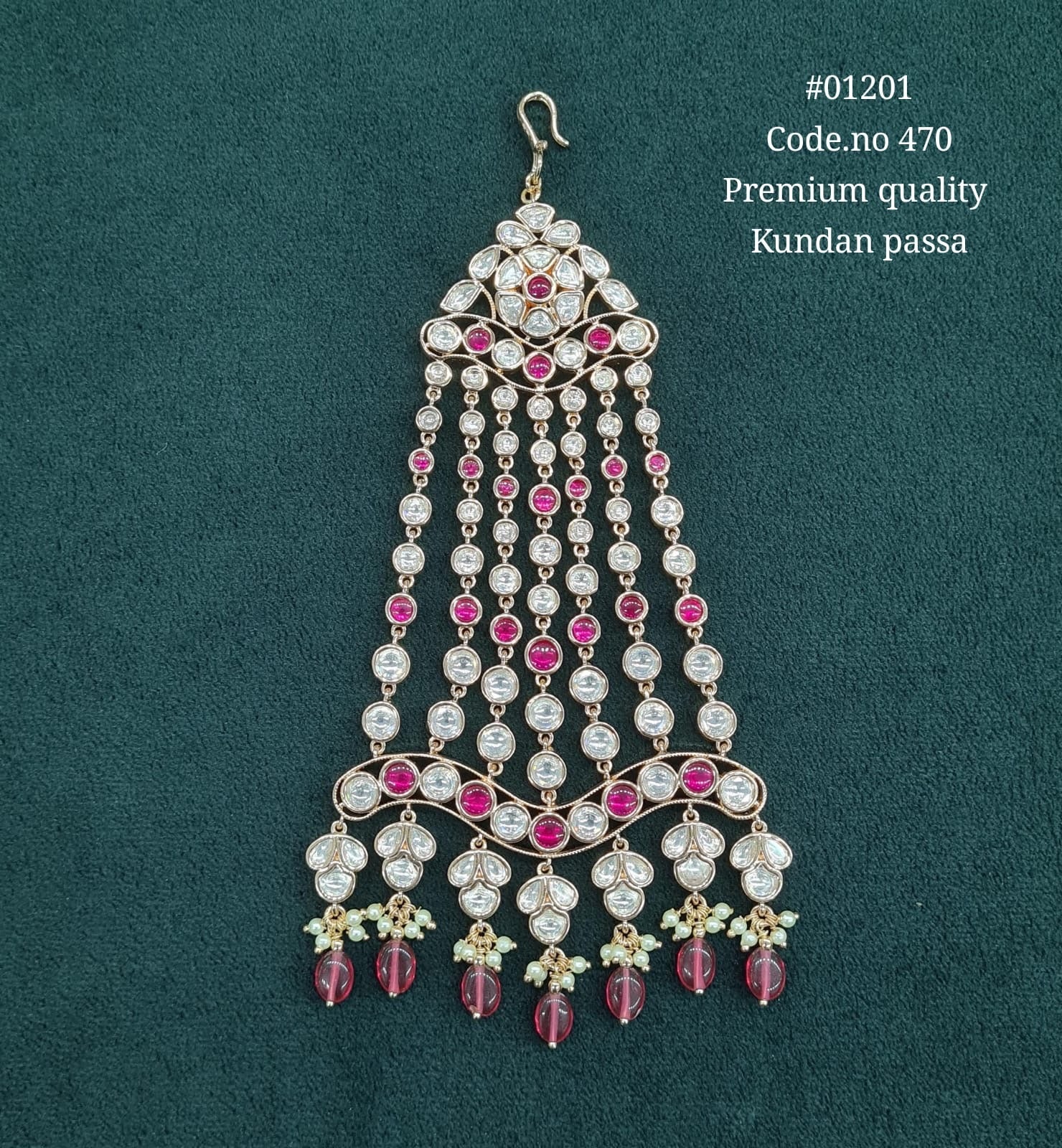 Kundan Passa 01201 - KRISHNA'S SWETA JEWELLERY