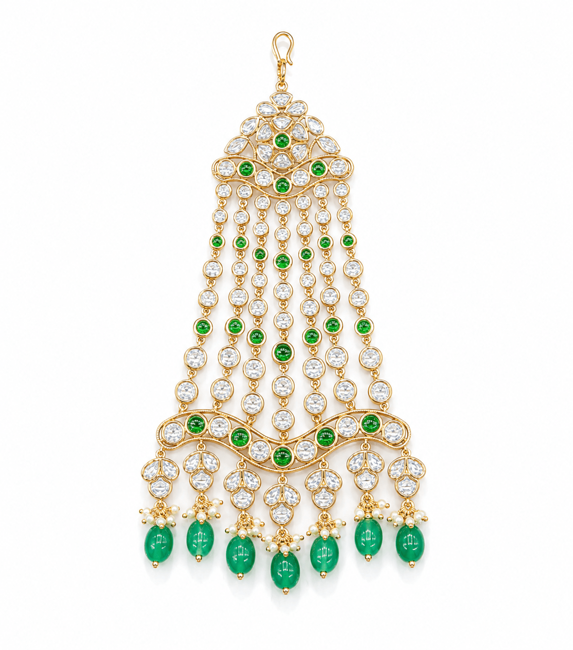 Kundan Passa 01201 - KRISHNA'S SWETA JEWELLERY