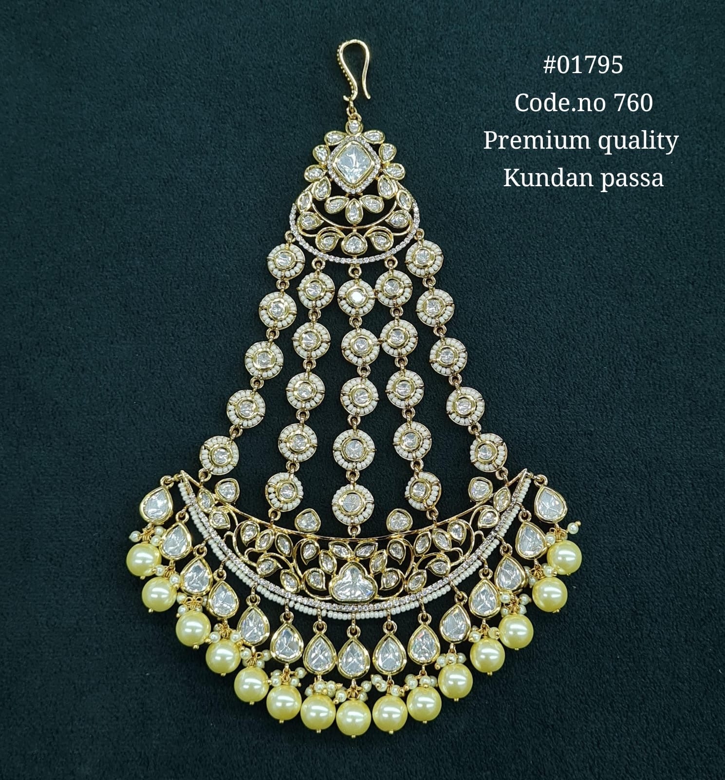 Kundan passa 01795 - KRISHNA'S SWETA JEWELLERY
