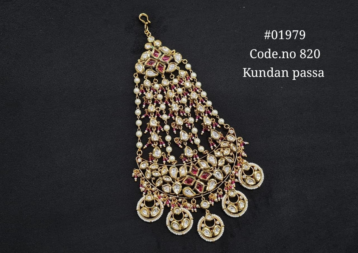 Kundan passa 01979 - KRISHNA'S SWETA JEWELLERY