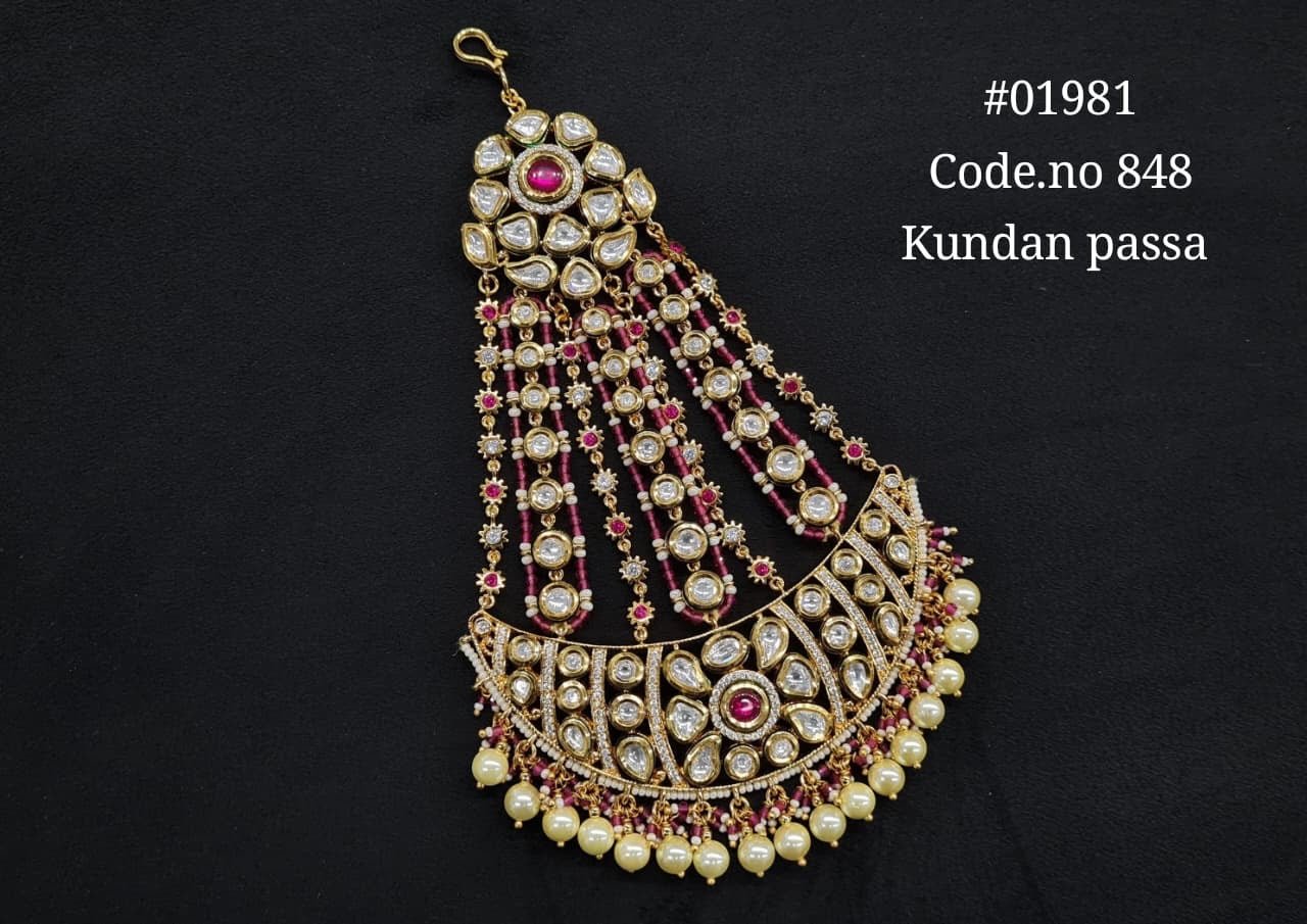 Kundan passa 01981 - KRISHNA'S SWETA JEWELLERY