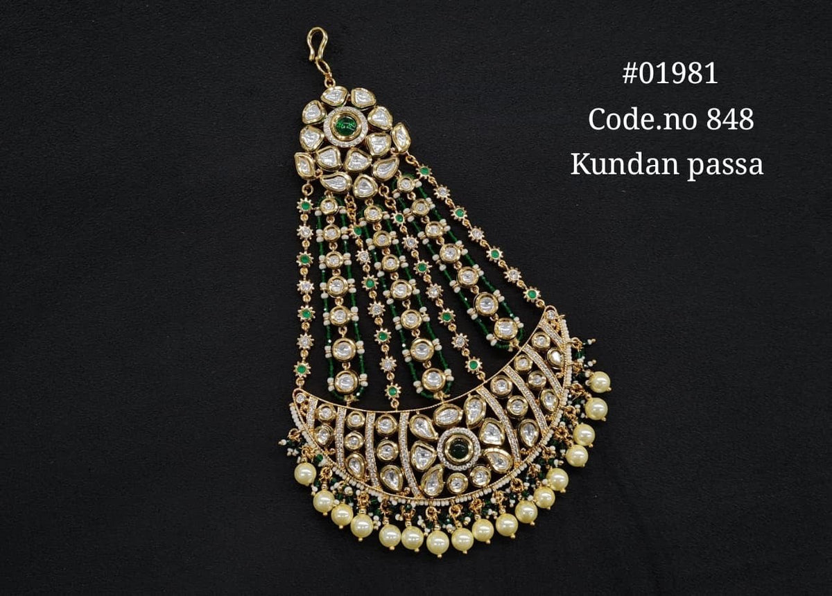 Kundan passa 01981 - KRISHNA'S SWETA JEWELLERY