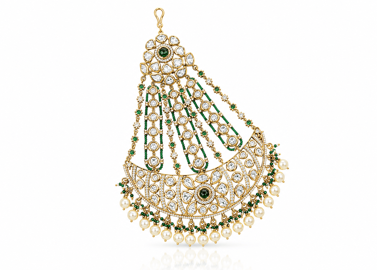 Kundan passa 01981 - KRISHNA'S SWETA JEWELLERY