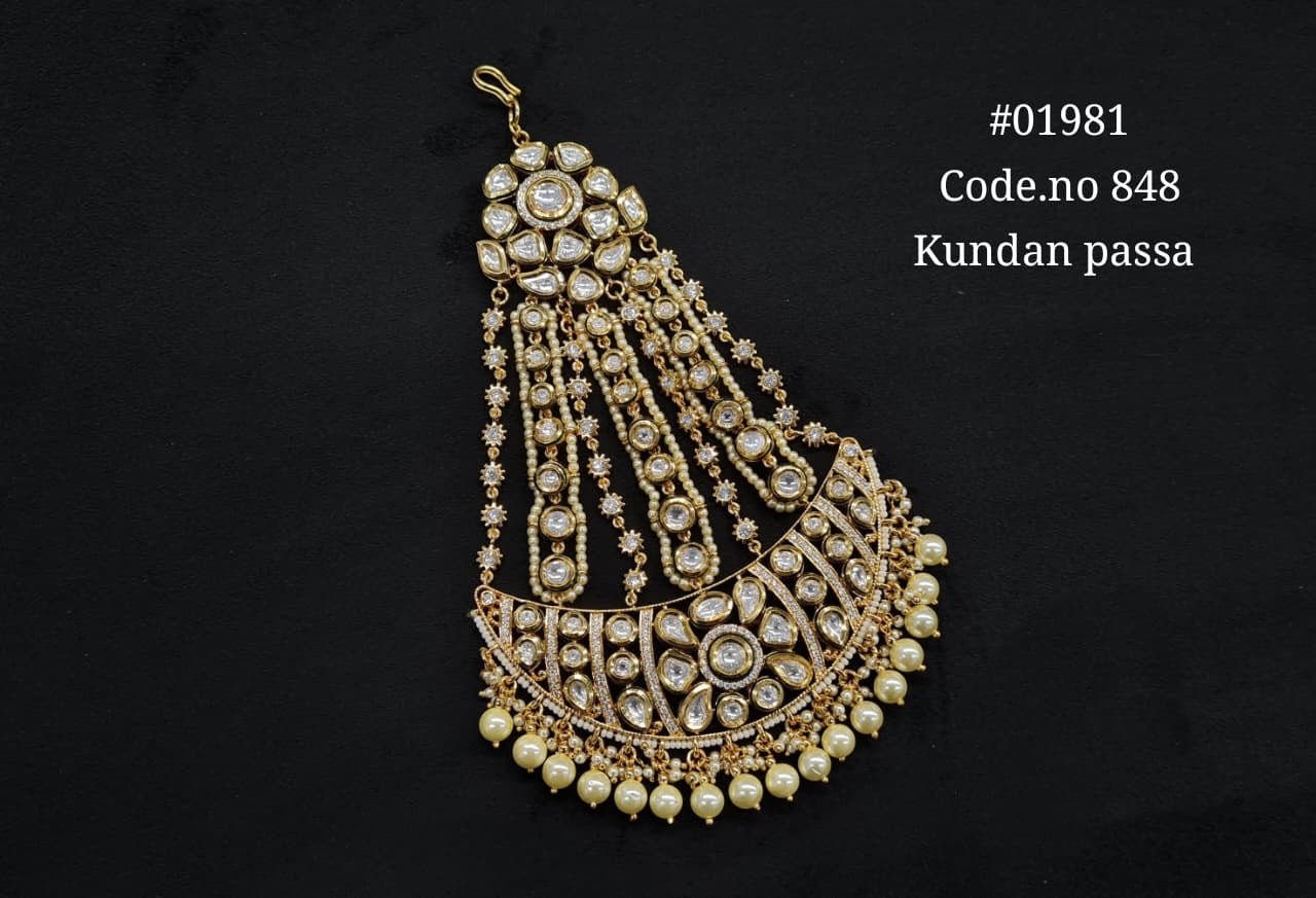 Kundan passa 01981 - KRISHNA'S SWETA JEWELLERY