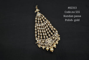 Kundan Passa 02313 - KRISHNA'S SWETA JEWELLERY