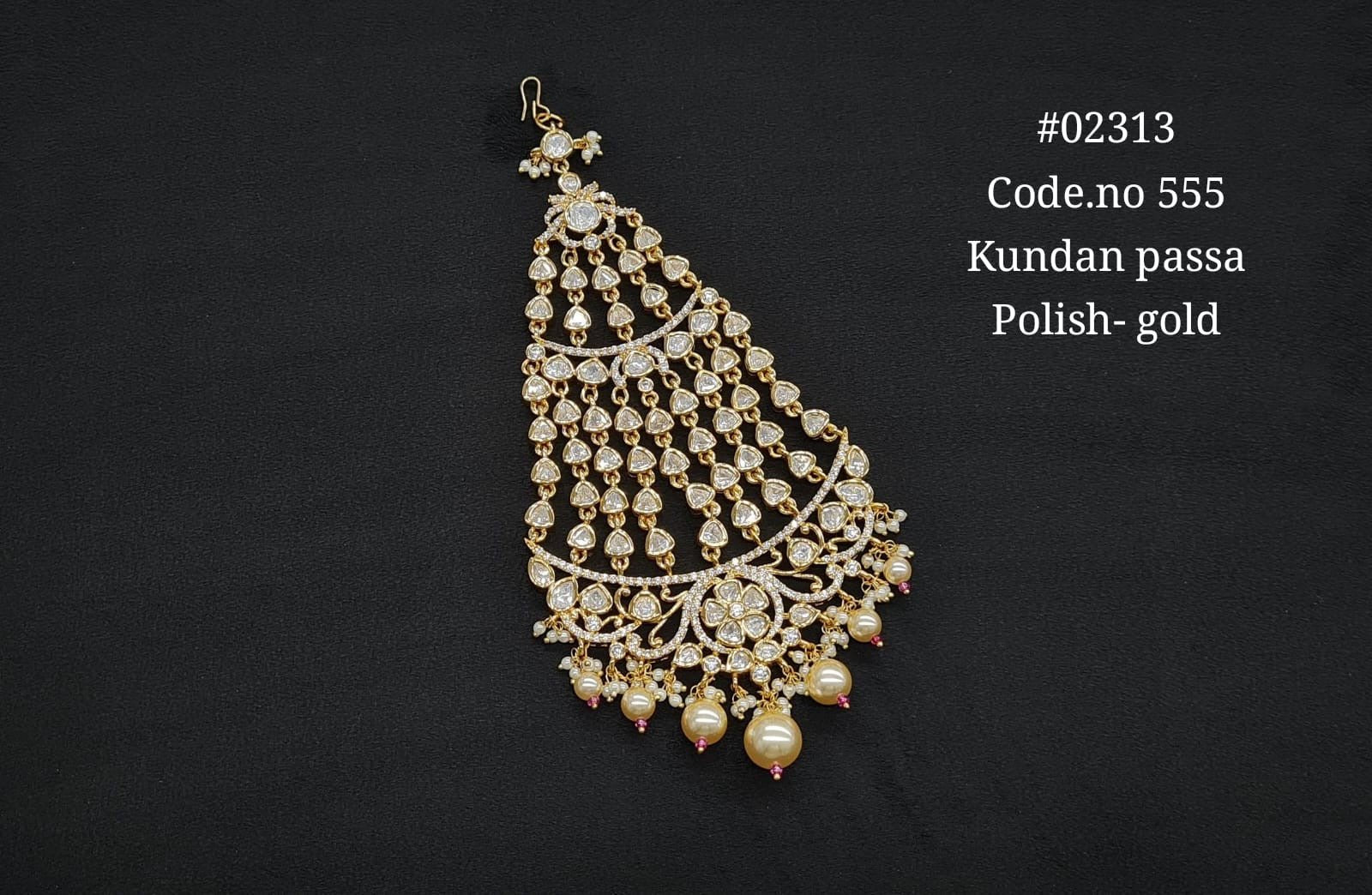 Kundan Passa 02313 - KRISHNA'S SWETA JEWELLERY