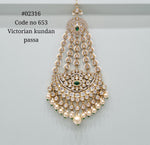 Kundan Passa 02316 - KRISHNA'S SWETA JEWELLERY