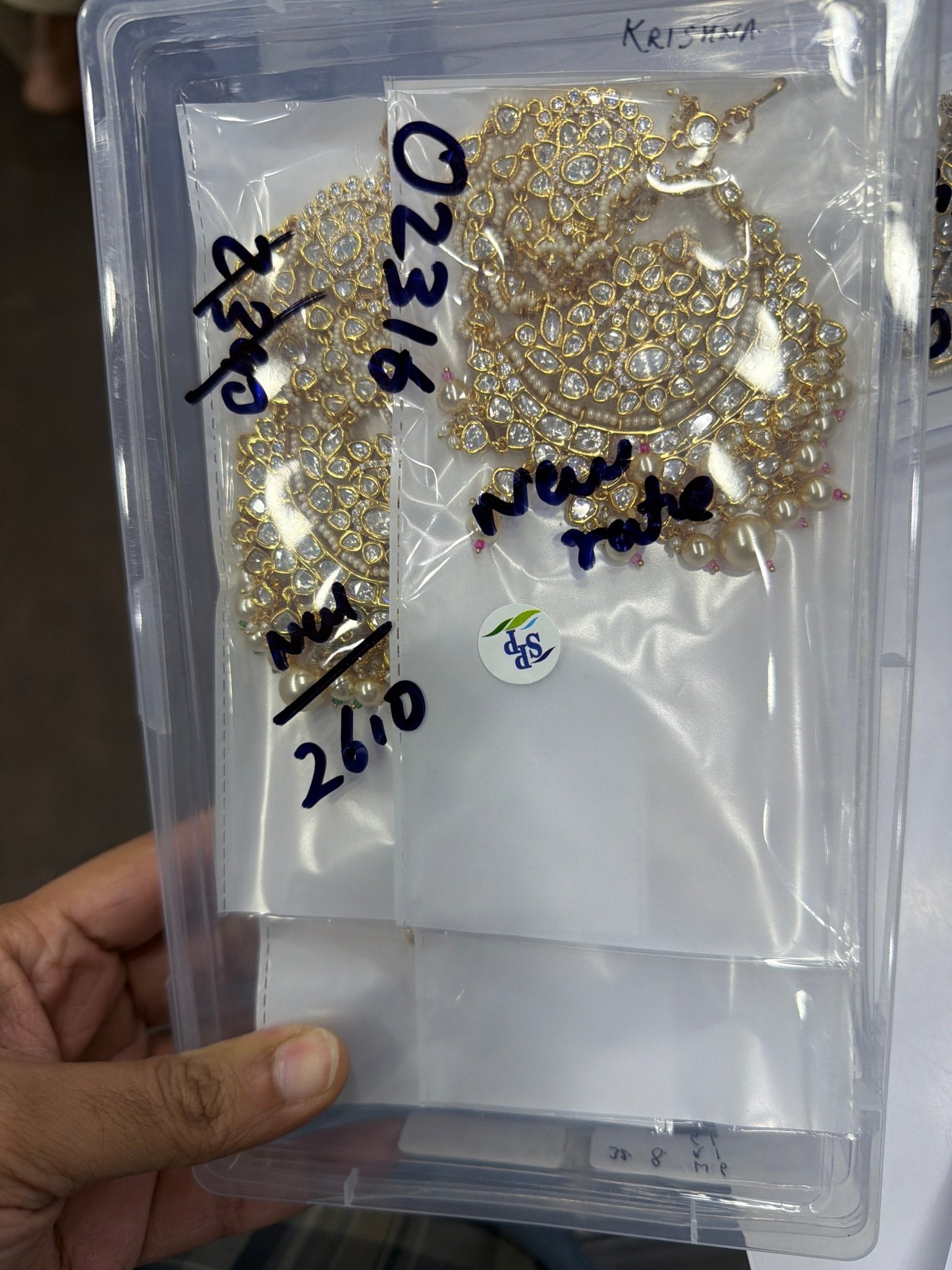 Kundan Passa 02316 - KRISHNA'S SWETA JEWELLERY