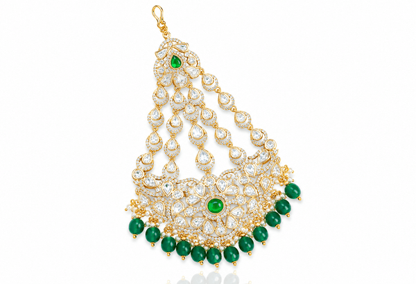 Kundan Passa 08642 - KRISHNA'S SWETA JEWELLERY