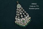 Kundan Passa 08642 - KRISHNA'S SWETA JEWELLERY
