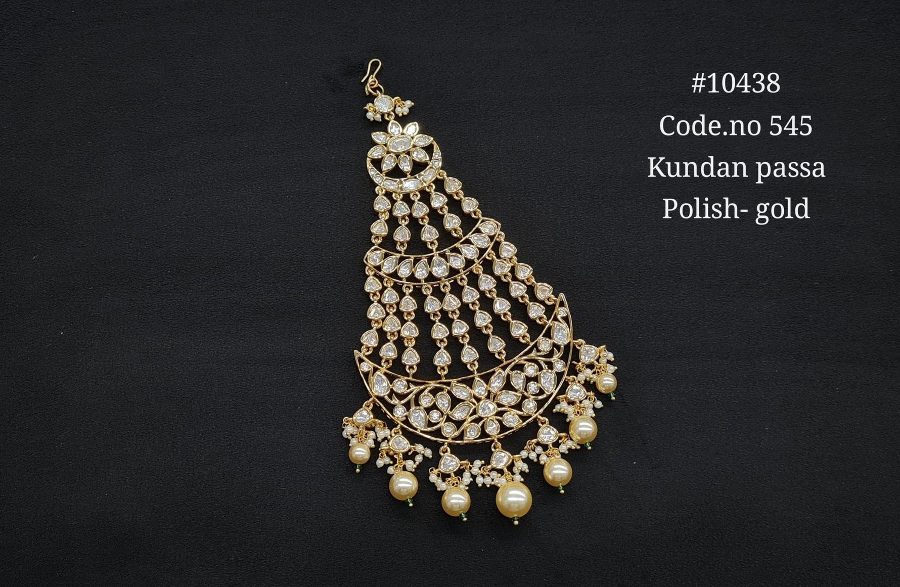 Kundan Passa 10438 - KRISHNA'S SWETA JEWELLERY