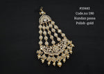 Kundan Passa 10441 - KRISHNA'S SWETA JEWELLERY