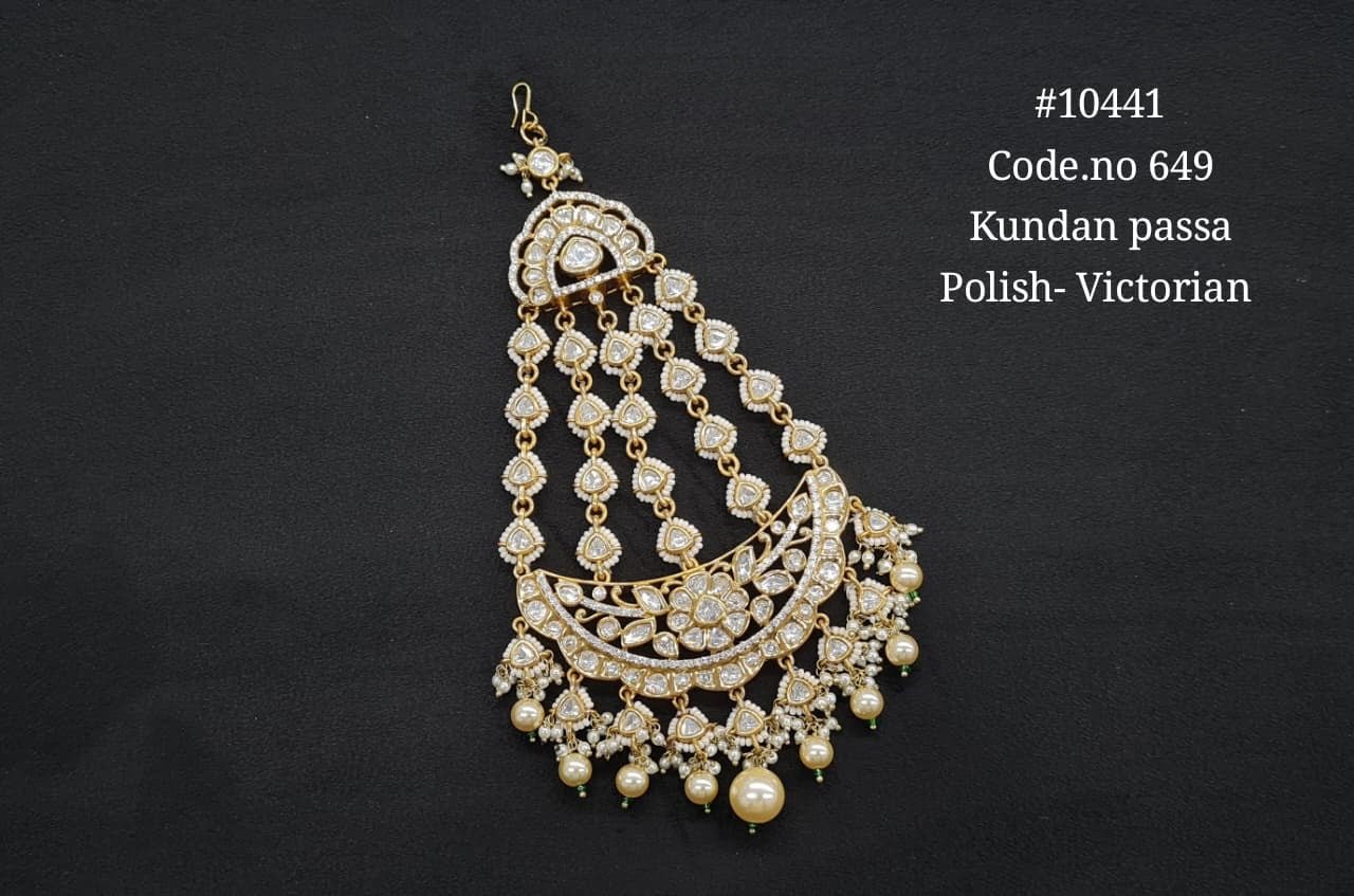 Kundan Passa 10441 - KRISHNA'S SWETA JEWELLERY