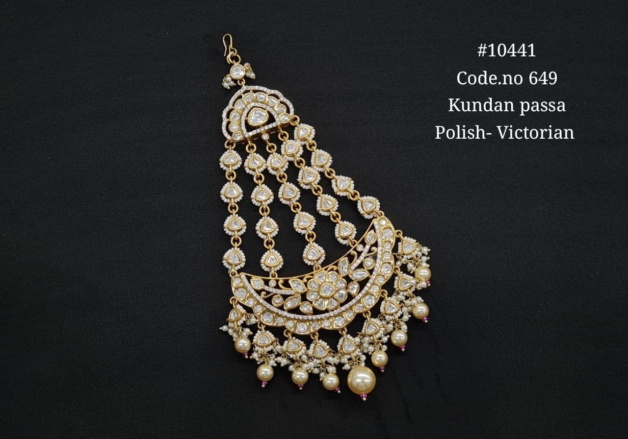 Kundan Passa 10441 - KRISHNA'S SWETA JEWELLERY