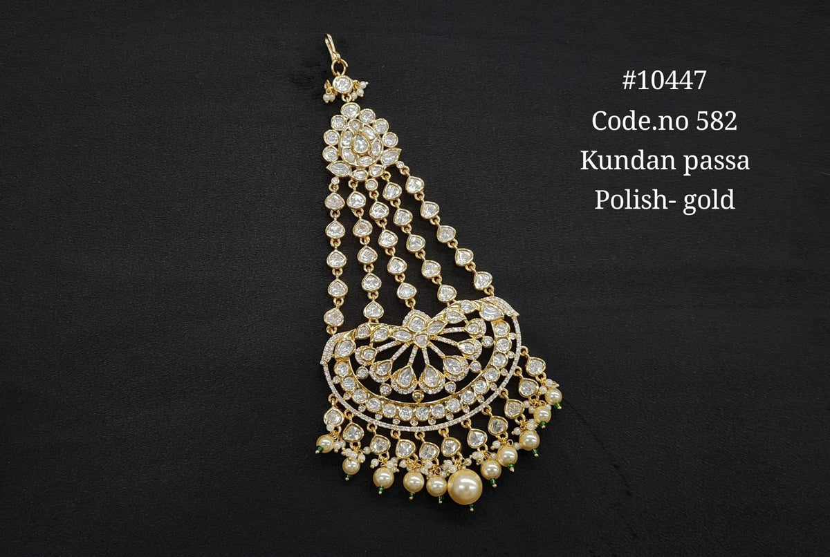 Kundan Passa 10447 - KRISHNA'S SWETA JEWELLERY