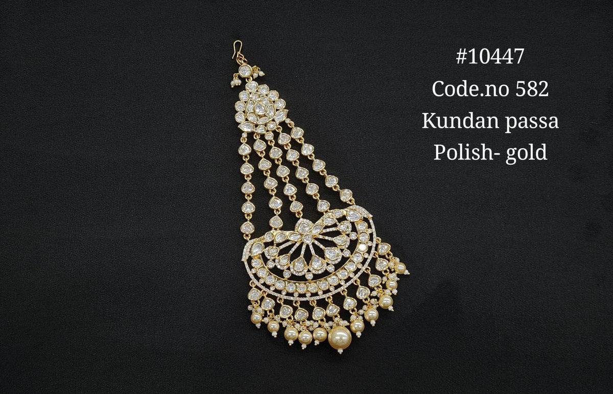 Kundan Passa 10447 - KRISHNA'S SWETA JEWELLERY