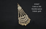 Kundan Passa 10447 - KRISHNA'S SWETA JEWELLERY