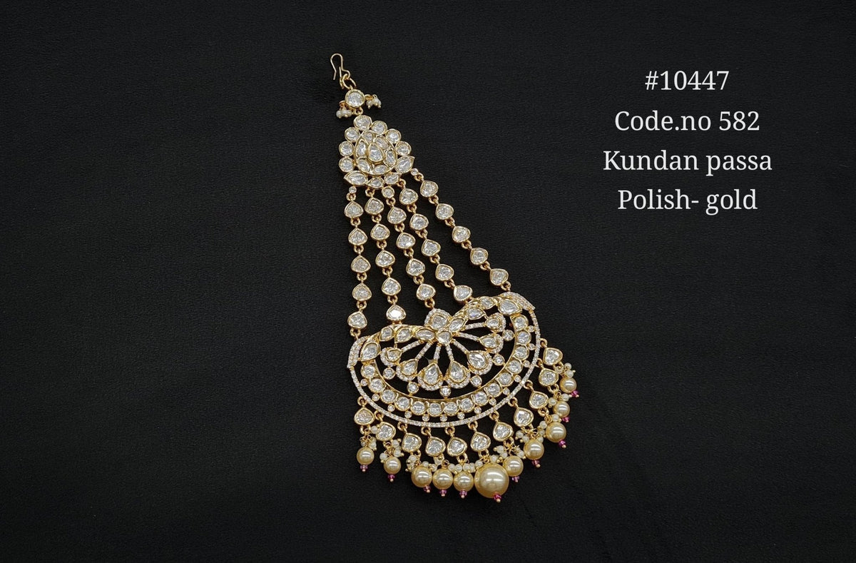 Kundan Passa 10447 - KRISHNA'S SWETA JEWELLERY