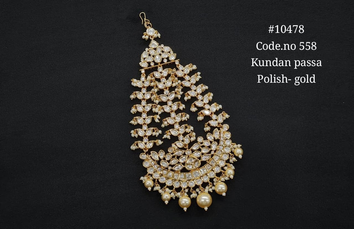 Kundan Passa 10478 - KRISHNA'S SWETA JEWELLERY