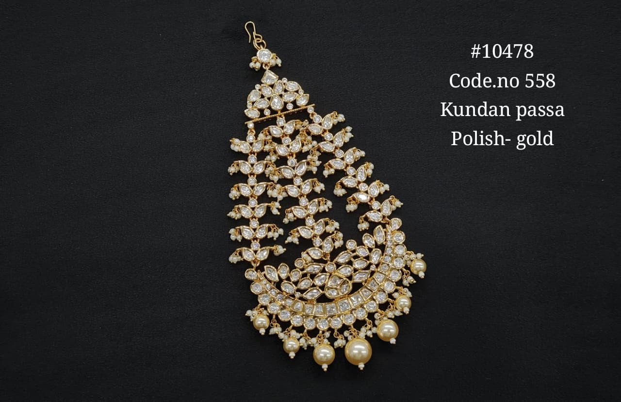 Kundan Passa 10478 - KRISHNA'S SWETA JEWELLERY