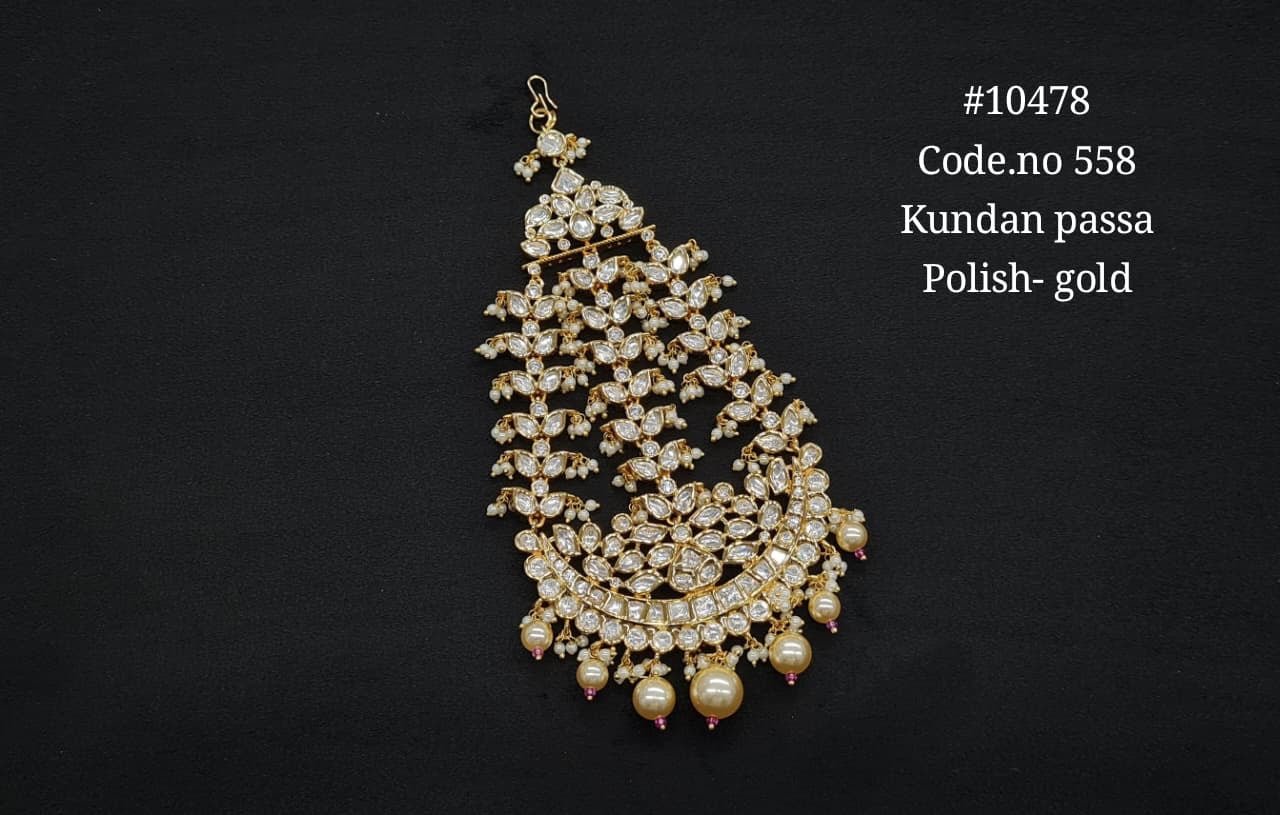 Kundan Passa 10478 - KRISHNA'S SWETA JEWELLERY