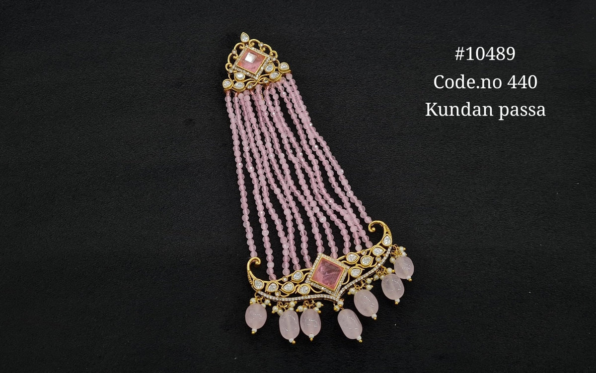 Kundan Passa 10489 - KRISHNA'S SWETA JEWELLERY