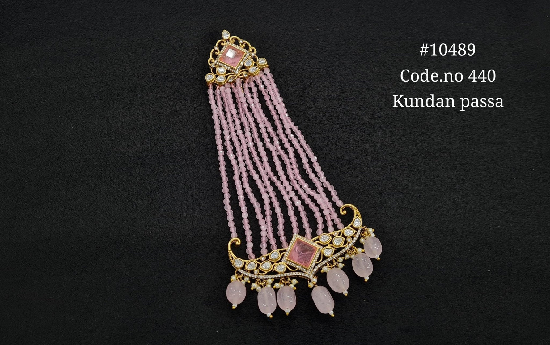 Kundan Passa 10489 - KRISHNA'S SWETA JEWELLERY