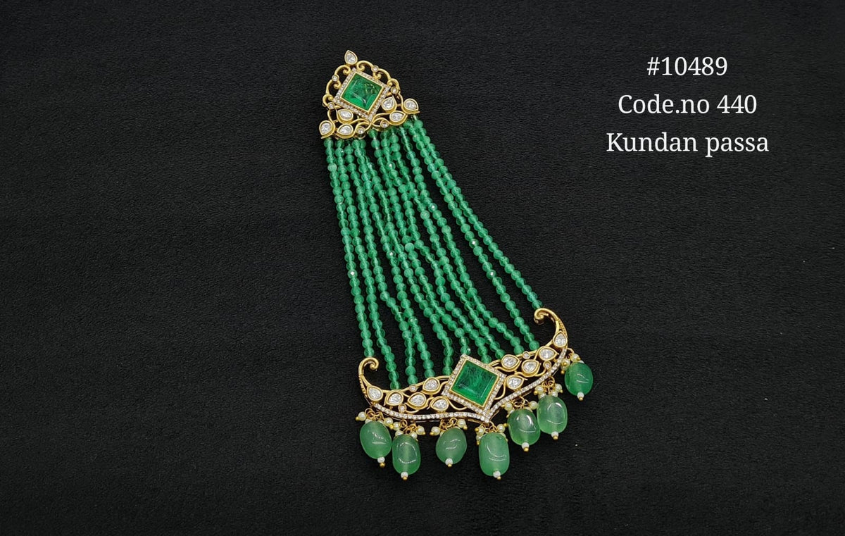 Kundan Passa 10489 - KRISHNA'S SWETA JEWELLERY