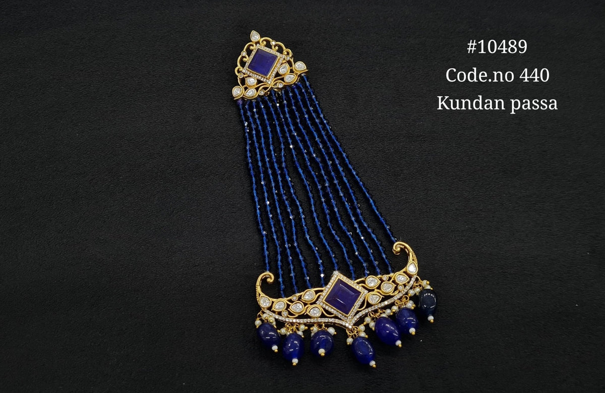 Kundan Passa 10489 - KRISHNA'S SWETA JEWELLERY