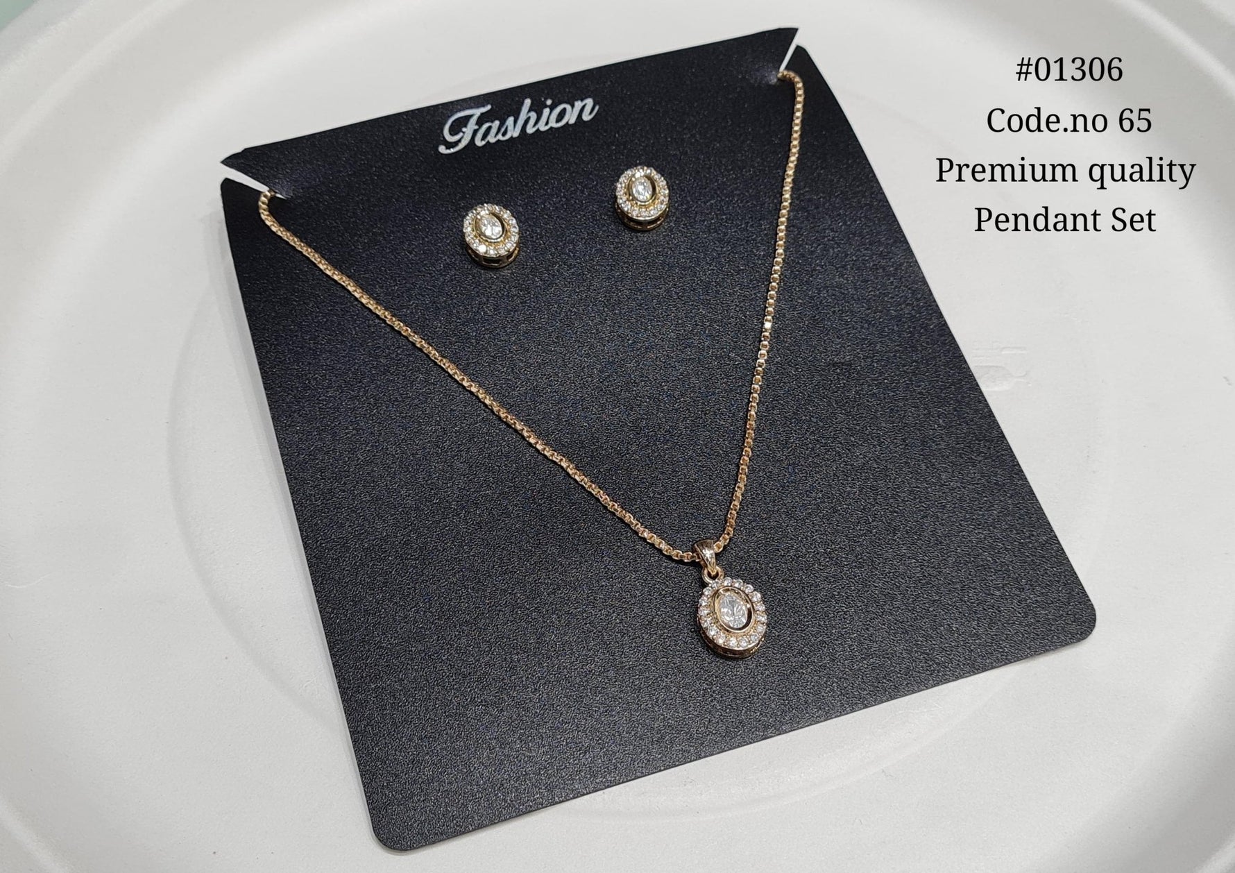 Kundan Pendant 01306 - KRISHNA'S SWETA JEWELLERY