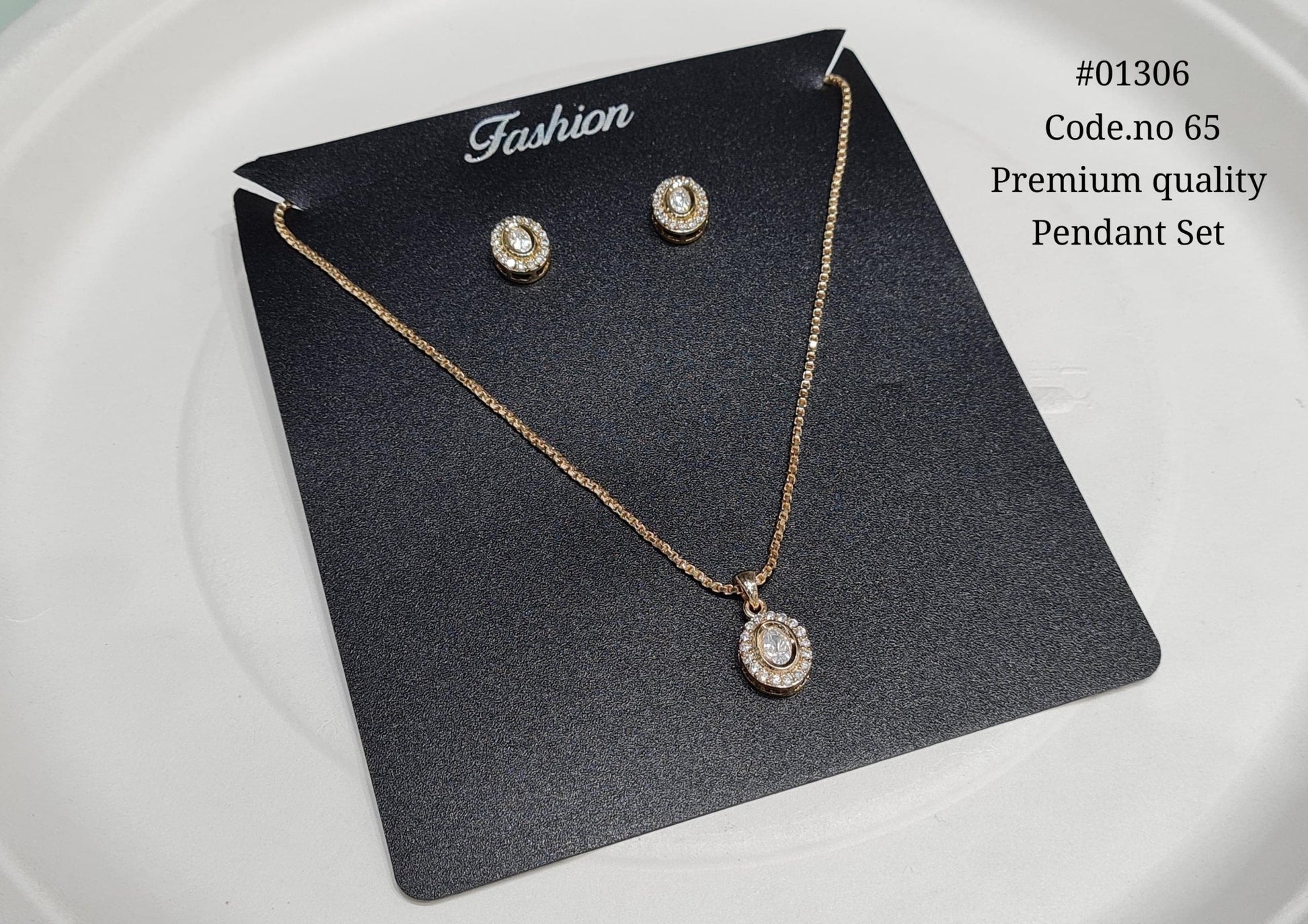 Kundan Pendant 01306 - KRISHNA'S SWETA JEWELLERY