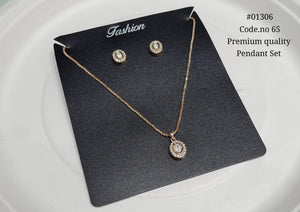 Kundan Pendant 01306 - KRISHNA'S SWETA JEWELLERY