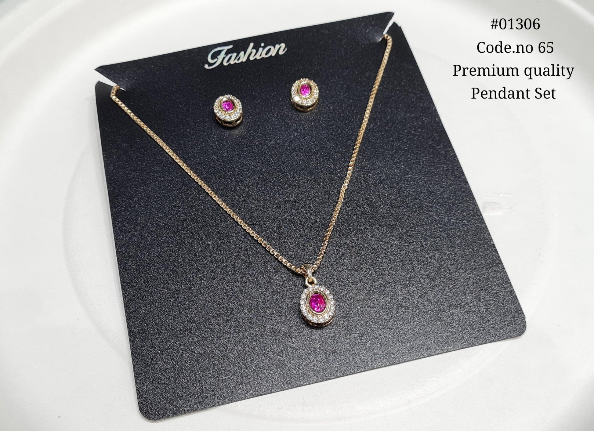 Kundan Pendant 01306 - KRISHNA'S SWETA JEWELLERY