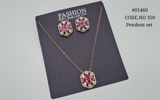 Kundan pendant 01460 - KRISHNA'S SWETA JEWELLERY