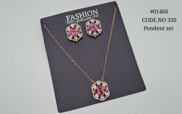 Kundan pendant 01460 - KRISHNA'S SWETA JEWELLERY