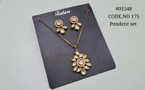 Kundan pendant 01548 - KRISHNA'S SWETA JEWELLERY