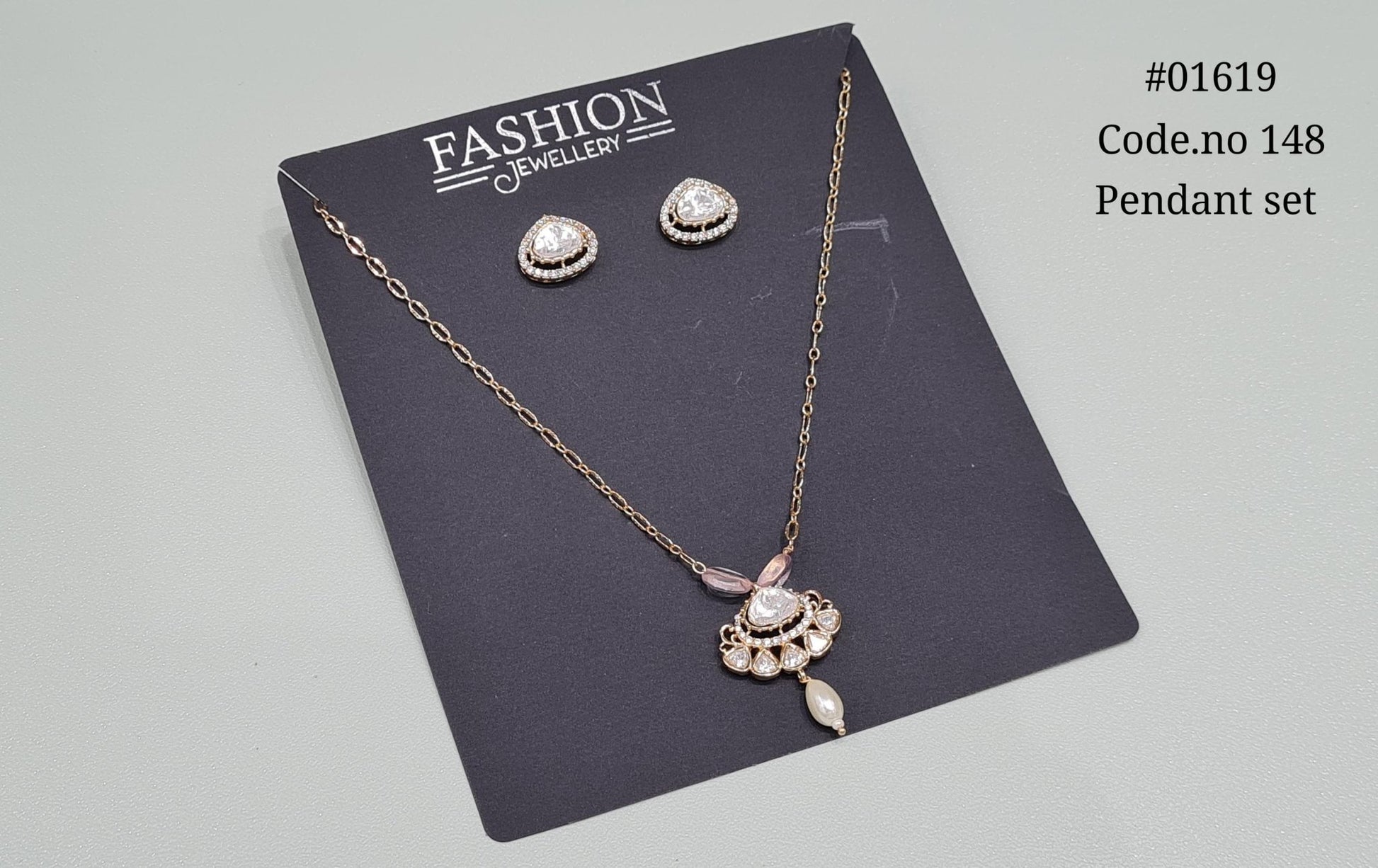 Kundan pendant 01619 - KRISHNA'S SWETA JEWELLERY