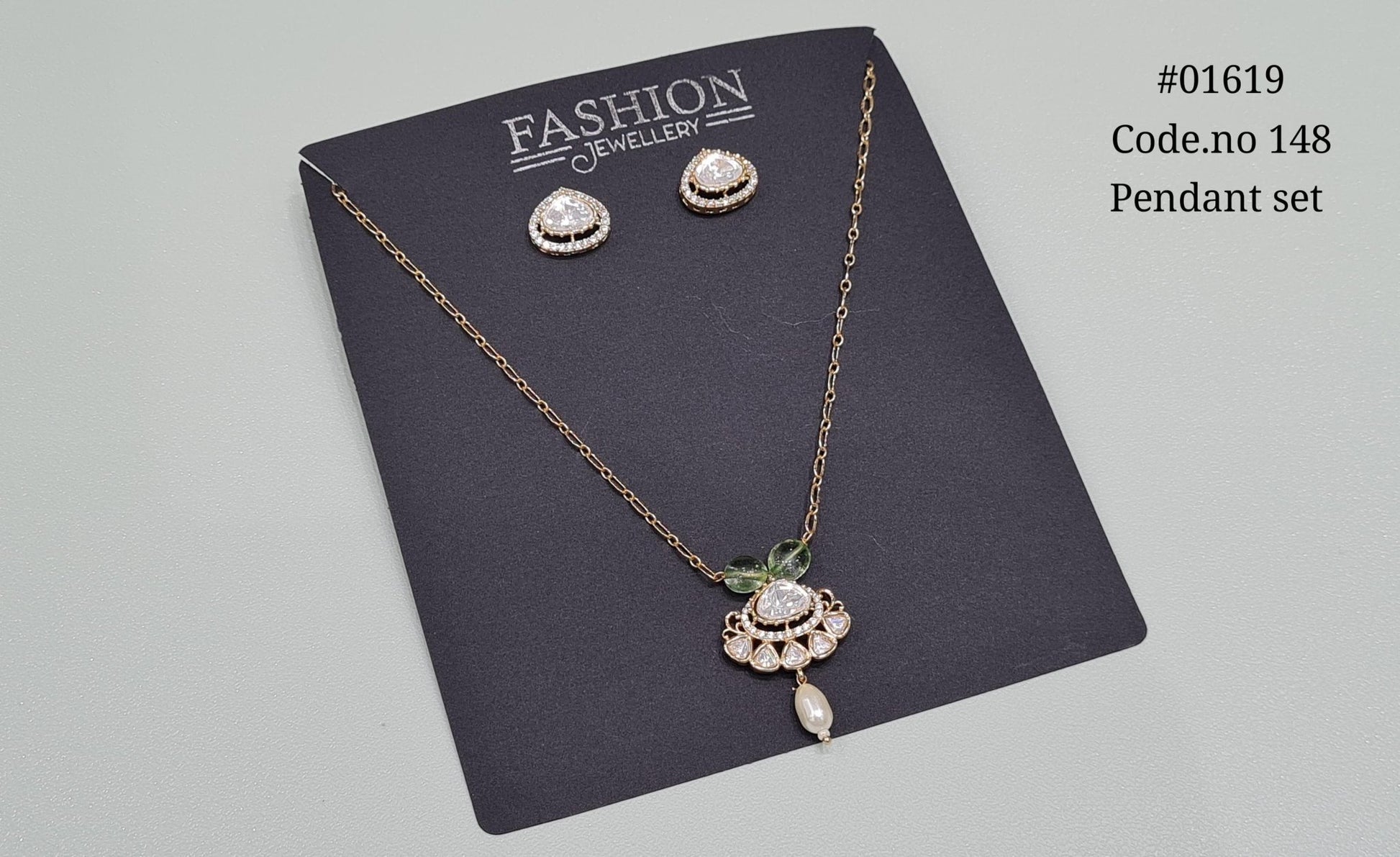 Kundan pendant 01619 - KRISHNA'S SWETA JEWELLERY