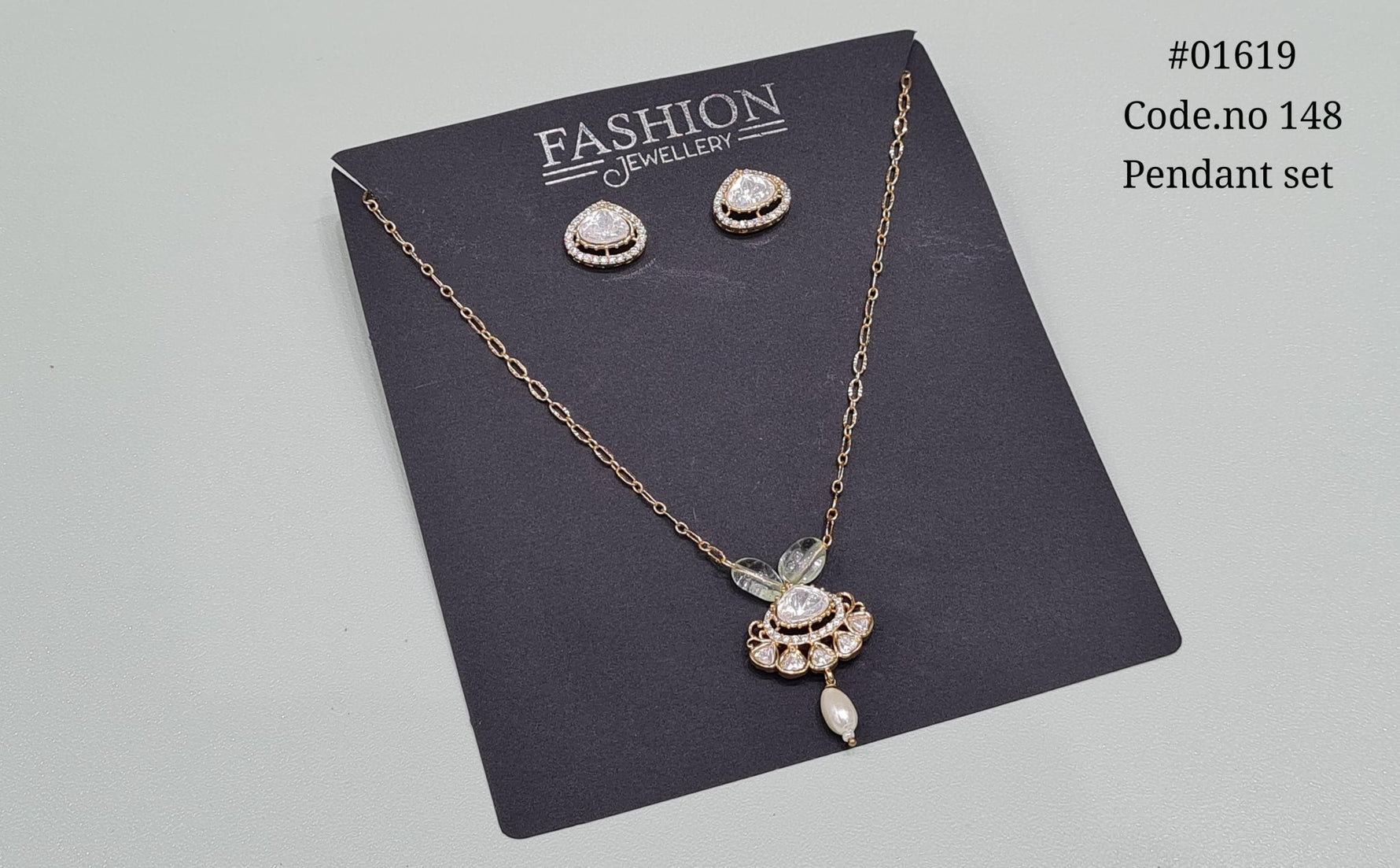 Kundan pendant 01619 - KRISHNA'S SWETA JEWELLERY