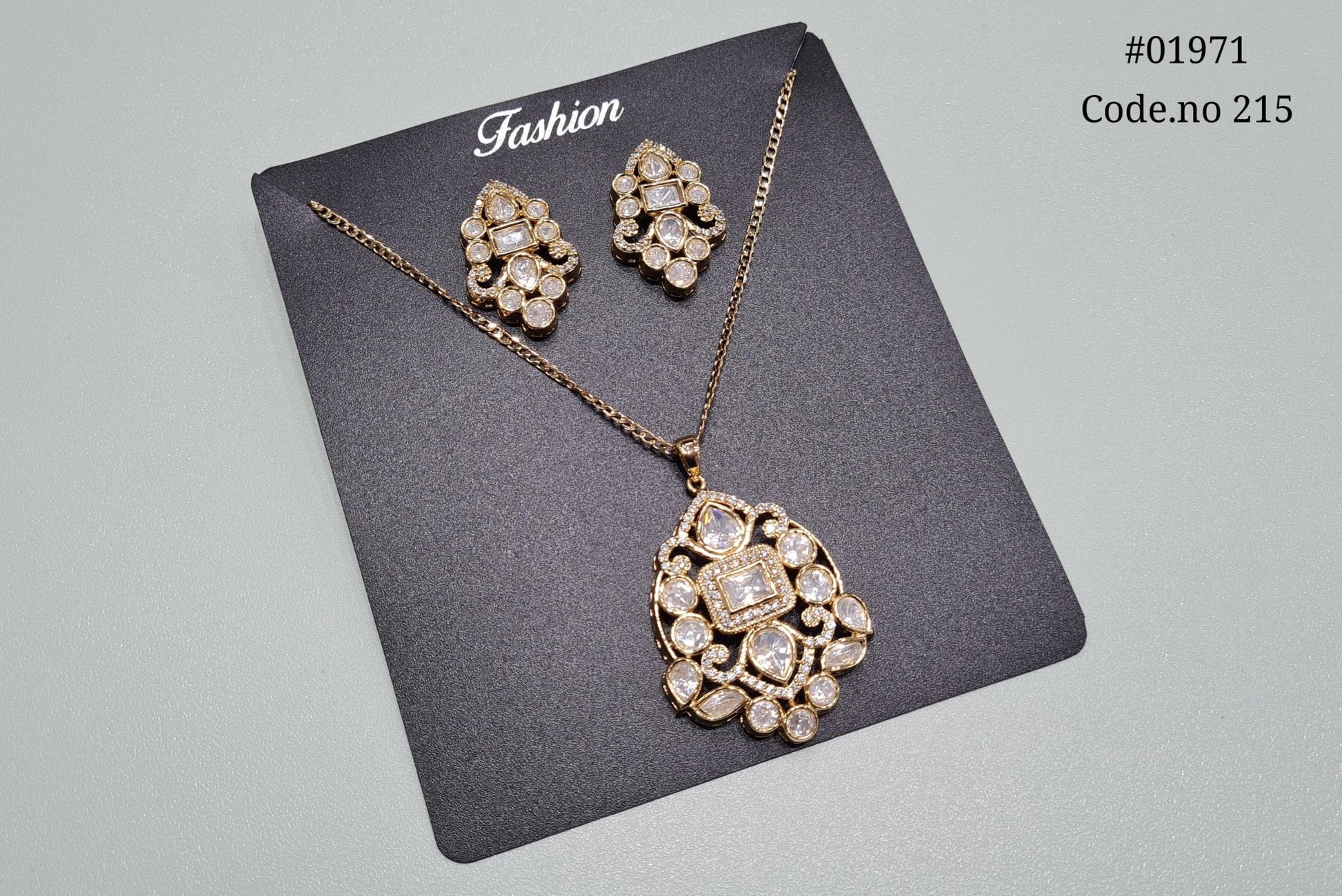 Kundan pendant 01971 - KRISHNA'S SWETA JEWELLERY