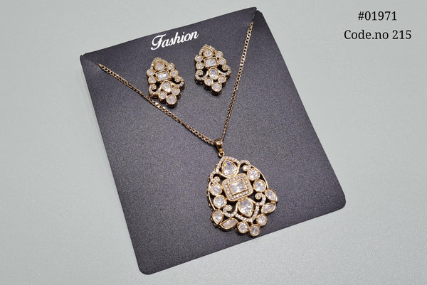 Kundan pendant 01971 - KRISHNA'S SWETA JEWELLERY