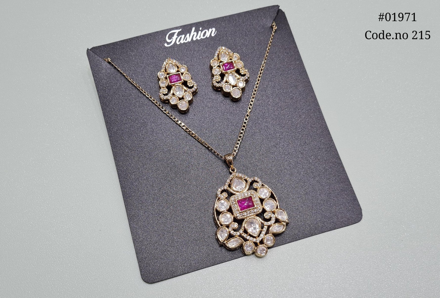 Kundan pendant 01971 - KRISHNA'S SWETA JEWELLERY