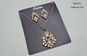 Kundan pendant 01971 - KRISHNA'S SWETA JEWELLERY