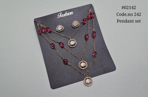 Kundan pendant 02142 - KRISHNA'S SWETA JEWELLERY