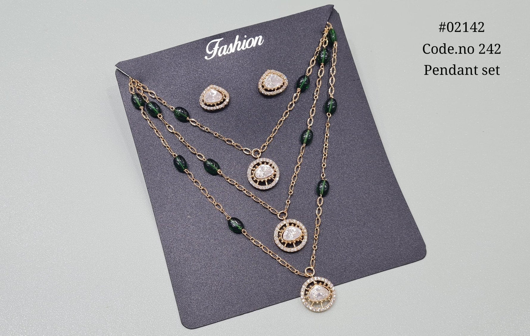 Kundan pendant 02142 - KRISHNA'S SWETA JEWELLERY