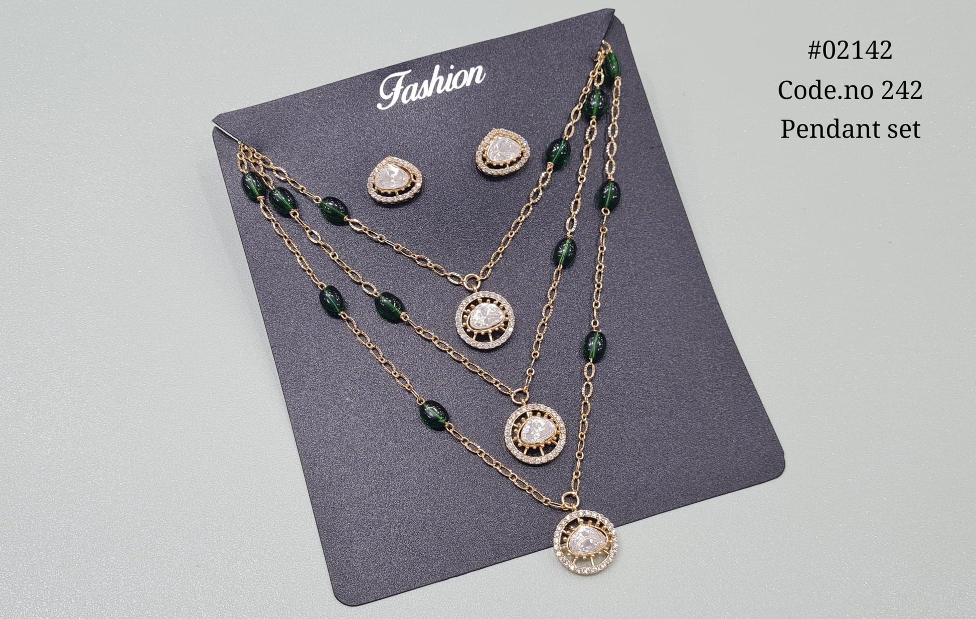 Kundan pendant 02142 - KRISHNA'S SWETA JEWELLERY