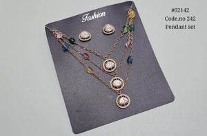 Kundan pendant 02142 - KRISHNA'S SWETA JEWELLERY